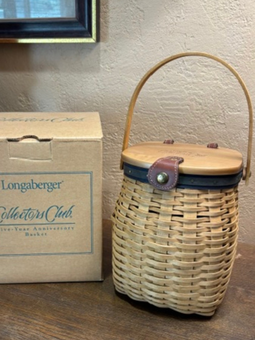 Longaberger 2003 5th Year Anniversary Basket